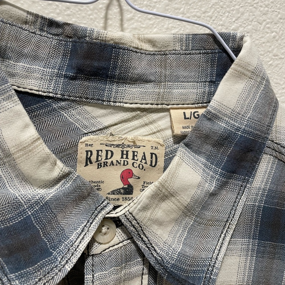 RedHead Mens Button Down Size Large